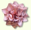 Модульное оригами - кусудама "Morning Dew"